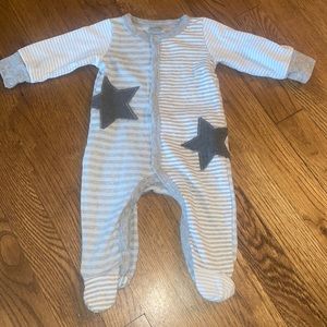 Mud Pie 3-6 month onsie footed